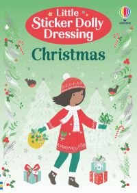 Book Cover for Little Sticker Dolly Dressing Christmas by Fiona Watt