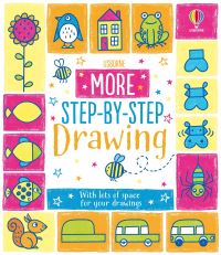Book Cover for More Step-by-Step Drawing Book by Fiona Watt