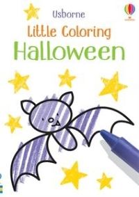 Book Cover for Little Coloring Halloween by Kirsteen Robson