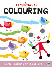 Book Cover for Arty Mouse Colouring by Robyn Gale