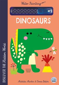 Book Cover for Hidden World - Water Painting Dinosaurs by Matilda Martin