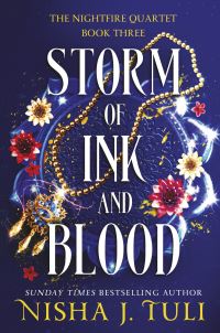 Book Cover for Storm of Ink and Blood by Nisha J Tuli
