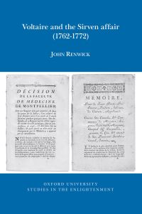 Book Cover for Voltaire and the Sirven Affair (1762-1772) by John Renwick