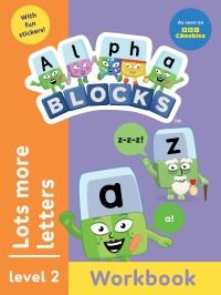 Book Cover for Alphablocks Lots More Letters (Orange Level Workbook) by Alphablocks