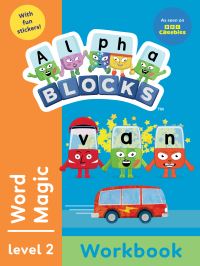 Book Cover for Alphablocks Word Magic (Orange Level Workbook) by Alphablocks