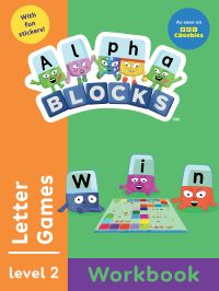 Book Cover for Alphablocks Letter Games (Orange Level Workbook) by Alphablocks