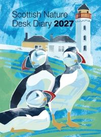 Book Cover for The Scottish Nature Desk Diary 2027 by Jane Smith