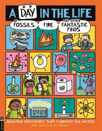 Book Cover for A Day in the Life of Fossils, Fire and Other Fantastic Finds by Mike Barfield