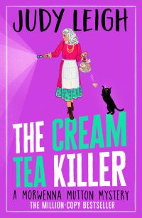 Book Cover for The Cream Tea Killer by Judy Leigh