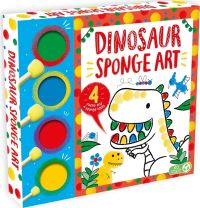 Book Cover for Dinosaur Sponge Art by Igloo Books Ltd