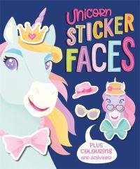 Book Cover for Unicorn Sticker Faces by Igloo Books Ltd
