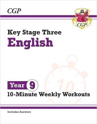 Book Cover for KS3 English. Year 9 10-Minute Weekly Workouts by 