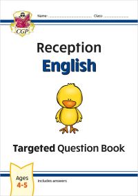 Book Cover for Reception English. Ages 4-5. Targeted Question Book by 