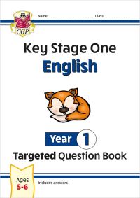 Book Cover for KS1 English Year 1 Targeted Question Book by CGP Books