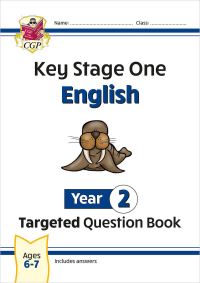 Book Cover for KS1 English Year 2 Targeted Question Book by CGP Books