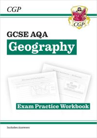 Book Cover for GCSE Geography AQA Exam Practice Workbook (Includes Answers) by CGP Books