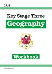 Book Cover for KS3 Geography Workbook With Answers by CGP Books