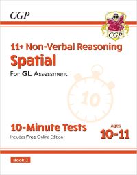 Book Cover for 11+ GL 10-Minute Tests by CGP Books