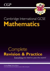 Book Cover for New Cambridge International GCSE Maths Complete Revision & Practice by CGP Books