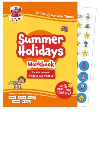 Book Cover for CGP Summer Holidays Activity Workbook - For Kids Between Year 2 and Year 3 (Ages 6-7) by CGP Books