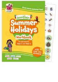 Book Cover for Another CGP Summer Holidays Activity Workbook - For Kids Between Year 1 and Year 2 (Ages 5-6) by CGP Books