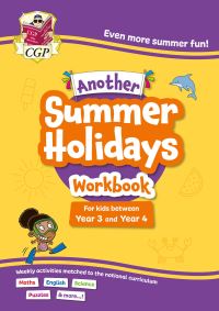 Book Cover for Another CGP Summer Holidays Activity Workbook - For Kids Between Year 3 and Year 4 (Ages 7-8) by CGP Books