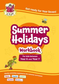 Book Cover for CGP Summer Holidays Activity Workbook - For Kids Between Year 6 and Year 7 (Ages 10-11) by CGP Books