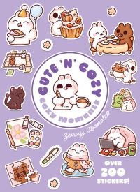Book Cover for Cozy Moments: A Cute 'N' Cozy Little Sticker Book by Zenny Abanales