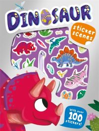Book Cover for Dinosaur Sticker Scenes by Igloo Books Ltd