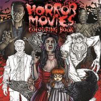 Book Cover for Horror Movies Colouring Book by Igloo Books Ltd