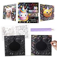 Book Cover for Scratch Art 3D Posters by Igloo Books Ltd
