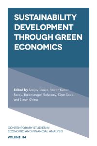 Book Cover for Sustainability Development Through Green Economics by Sanjay Taneja