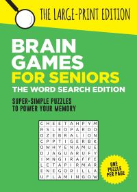 Book Cover for Brain Games for Seniors: The Word Search Edition by Summersdale Publishers