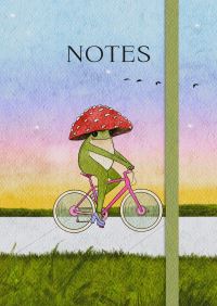 Book Cover for The Little Frog Notebook by Maybell Eequay
