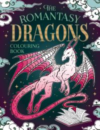 Book Cover for The Romantasy Dragons Colouring Book by Summersdale Publishers