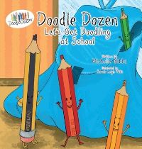 Book Cover for Doodle Dozen Let's Get Doodling at School by Michelle Gibbs