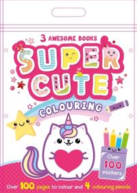Book Cover for Super Cute Colouring by Igloo Books Ltd