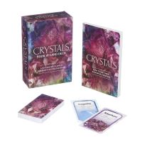 Book Cover for Crystals Book & Card Deck by Emily Anderson
