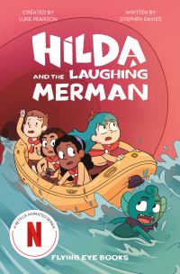 Book Cover for Hilda and the Laughing Merman by Stephen Davies, Luke Pearson