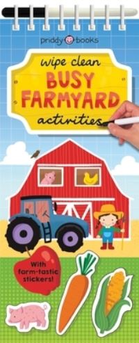 Book Cover for Wipe Clean Busy Farmyard Activities by Lindsey Sagar, Isabel Muñoz