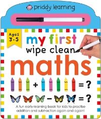 Book Cover for My First Wipe Clean Maths by Becky Down