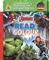 Book Cover for Marvel Avengers Read & Colour by Igloo Books Ltd