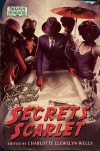 Book Cover for Secrets in Scarlet by Charlotte LlewelynWells
