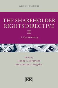Book Cover for The Shareholder Rights Directive II by Hanne S Birkmose, Konstantinos Sergakis