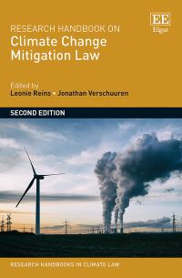 Book Cover for Research Handbook on Climate Change Mitigation Law by Leonie Reins, Jonathan Verschuuren