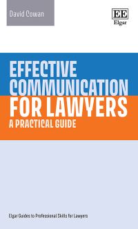 Book Cover for Effective Communication for Lawyers by David Cowan