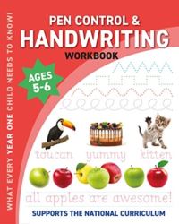 Book Cover for Pen Control & Handwriting Workbook by 
