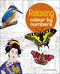 Book Cover for Relaxing Colour by Numbers by David Woodroffe