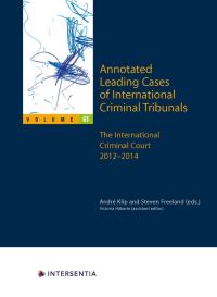 Book Cover for Annotated Leading Cases of International Criminal Tribunals - Volume 61 by André Klip, Steven Freeland