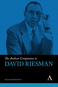 Book Cover for The Anthem Companion to David Riesman by Peter Kivisto
